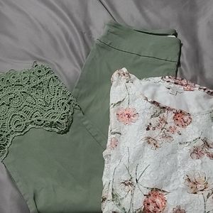 Ladies blouse and pant
